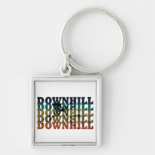 Downhill MTB Keychain