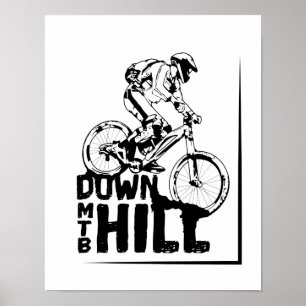 Downhill MTB Poster