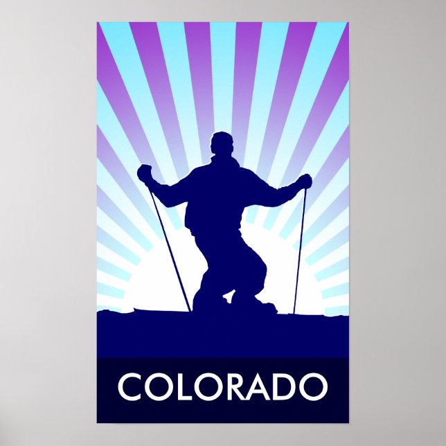 downhill ski colorado poster (Front)