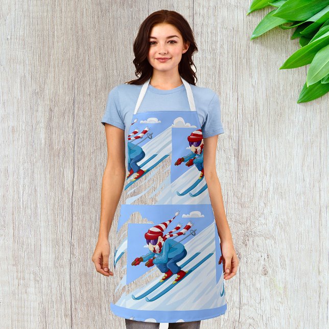 Downhill Skier Apron (Creator Uploaded)