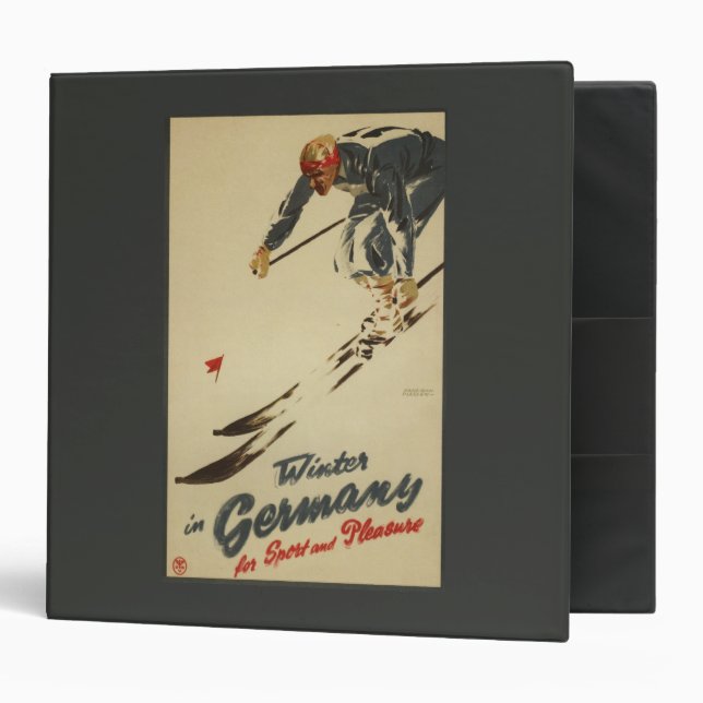 Downhill Skier - Sport and Pleasure Promo Binder (Front/Inside)