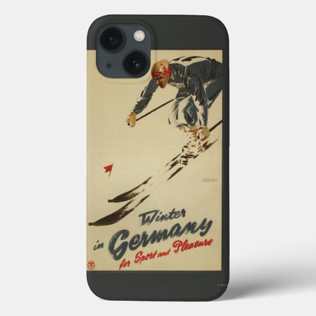 Downhill Skier - Sport and Pleasure Promo Case-Mate iPhone Case (Back)