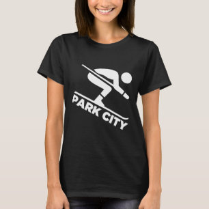 Downhill Skiing - Park City T-Shirt