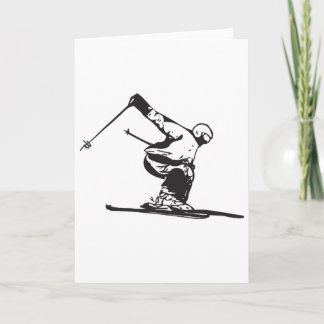 Downhill Skiing Skier Card