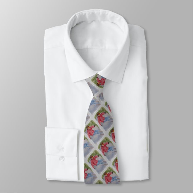 DOWNHILL SKIING TIE (Tied)