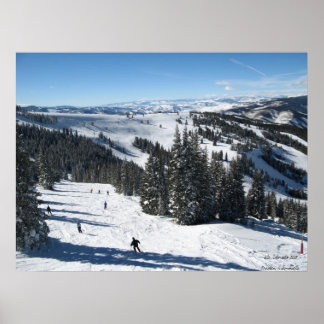 downhill winter poster