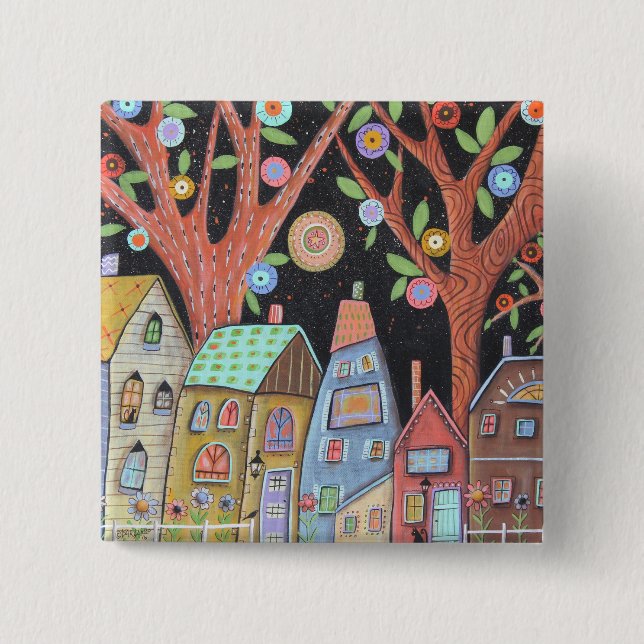 DOWNHOME Button by Karla Gerard (Front)