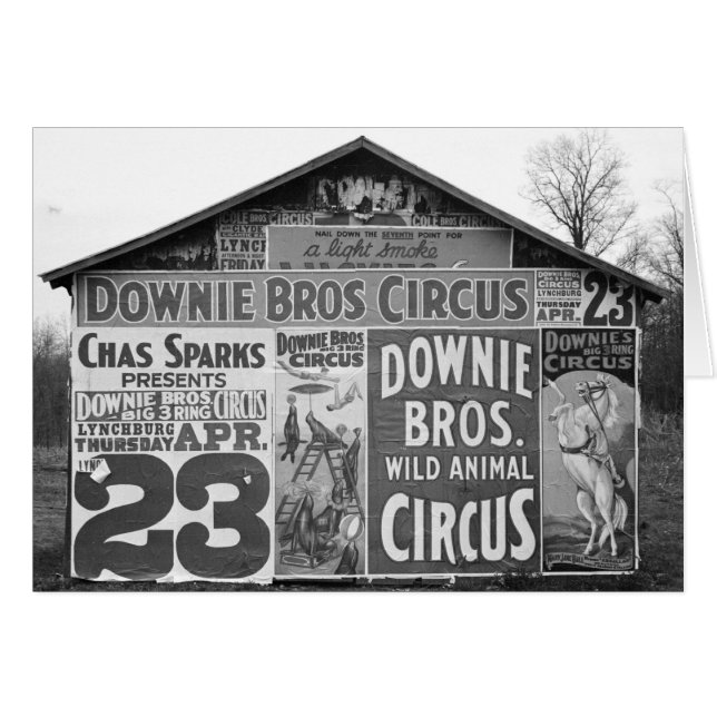 Downie Bros. Circus, 1936 (Front Horizontal)