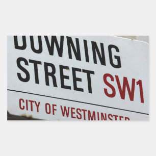 Downing Street Sign Sticker