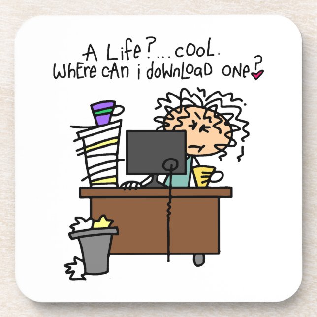 Download Life Humour Coaster (Front)