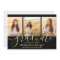 Downloadable 4 Photo Black and Gold Graduation 