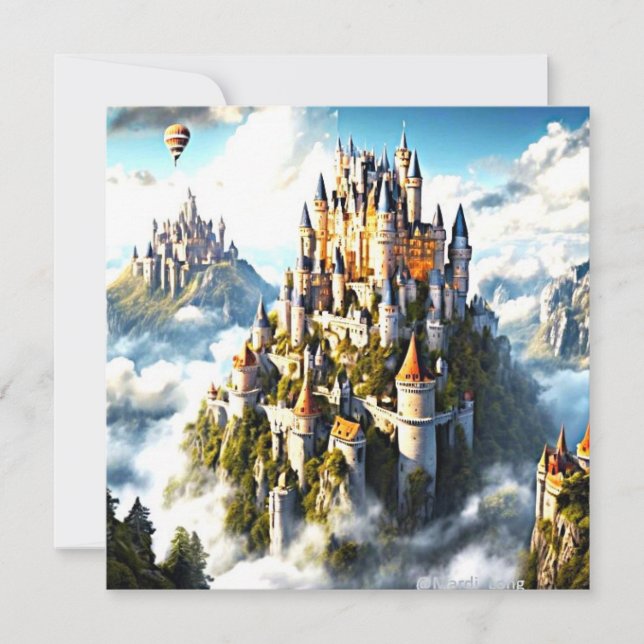 Downloadable Image - Castles Invitation (Front)