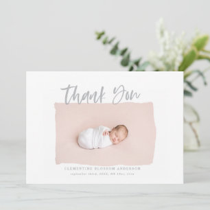 downloadable Script thank you birth announcement