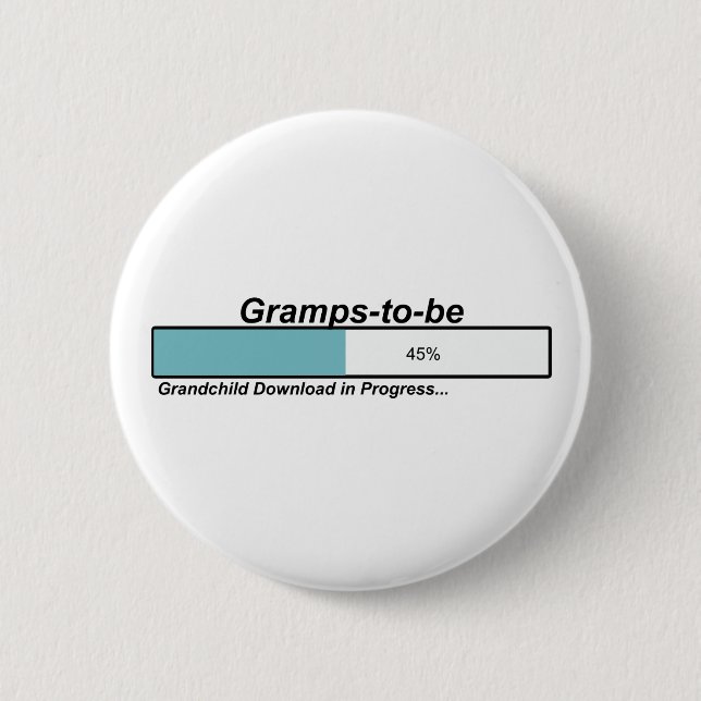 Downloading Gramps to Be 2 Inch Round Button (Front)