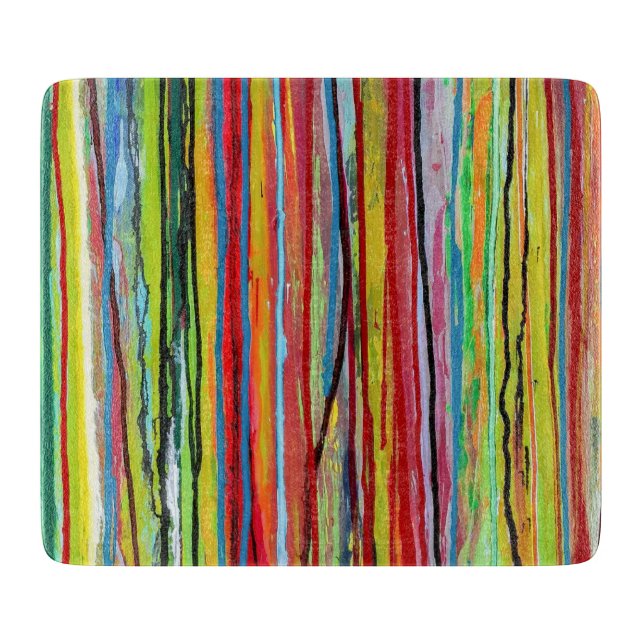 Downpour Deco Glass Cutting Board (Front)