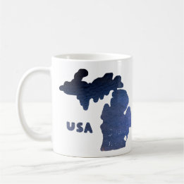 Downriver Michigan River Coffee Mug