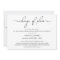 Downsized Wedding Change of Plans Trendy Script