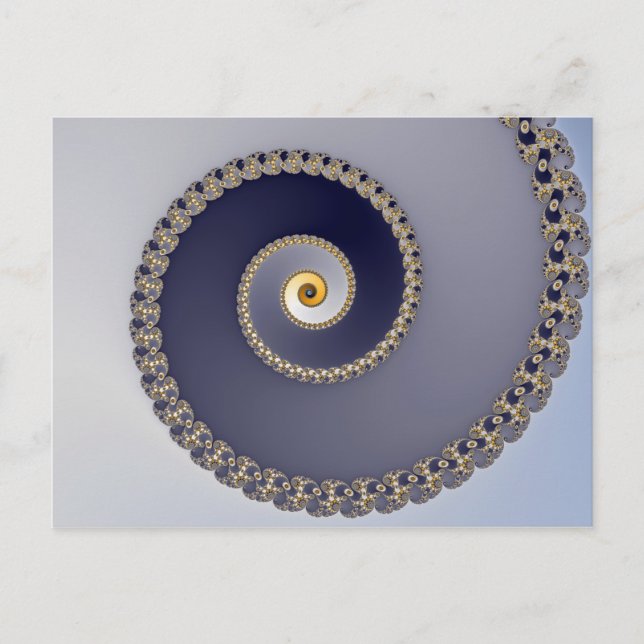 Downstairs - Fractal Postcard (Front)