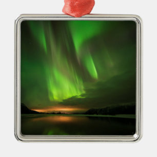 Downstream Aurora Metal Ornament