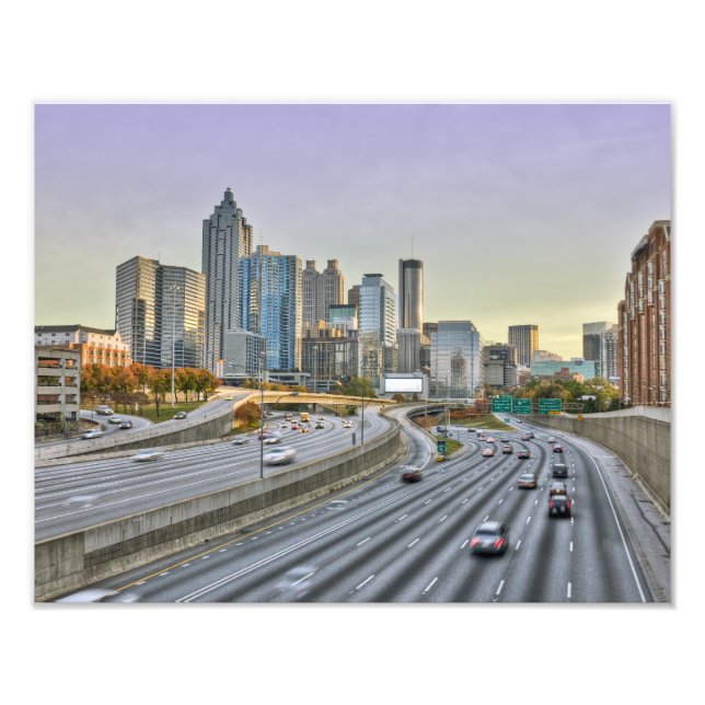 Downtown Atlanta Photo Print (Front)