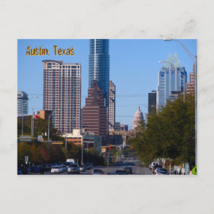 Downtown Austin, Texas, Zoomed Postcard