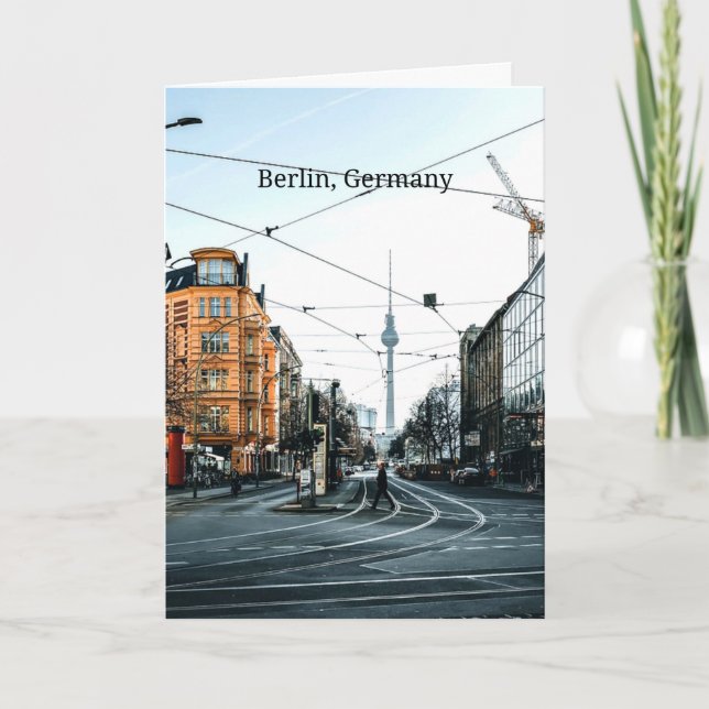 Downtown Berlin, Germany photograph Card (Front)