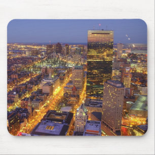 Downtown Boston and Hancock Tower Mouse Pad