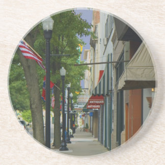 Downtown Bristol - Tennessee sidewalk Coaster
