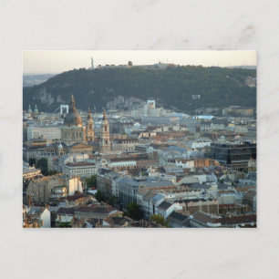 Downtown Budapest Postcard