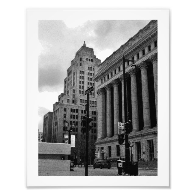 Downtown Buildings Photo Print (Front)