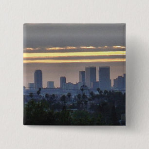 Downtown Century City 2 Inch Square Button