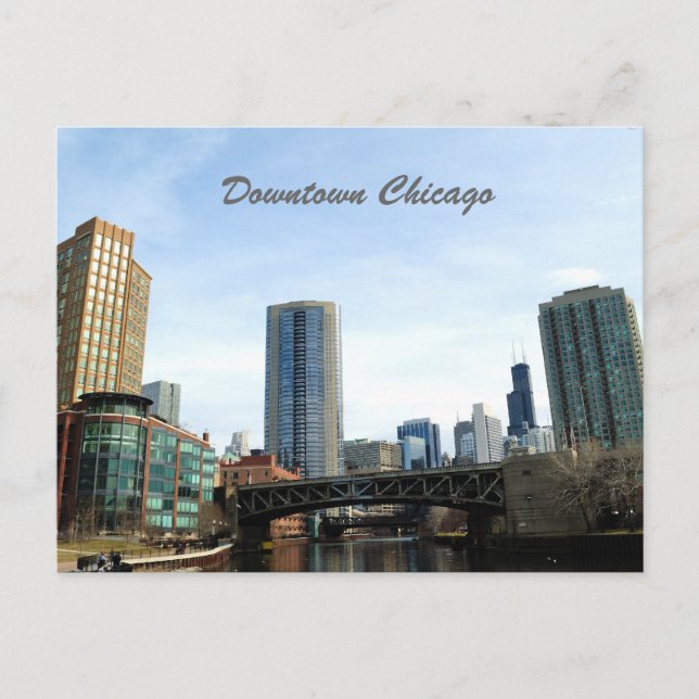 Downtown Chicago Postcard (Front)