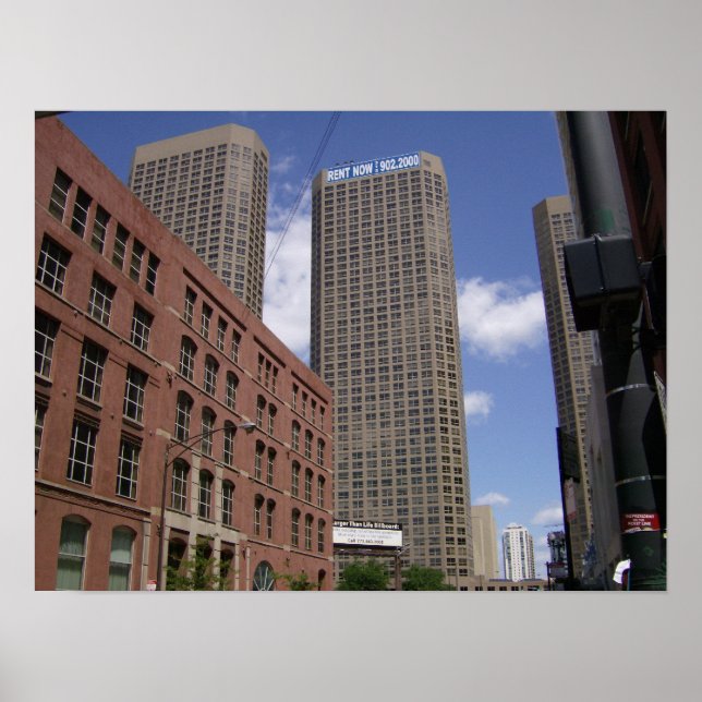 Downtown Chicago Poster (Front)