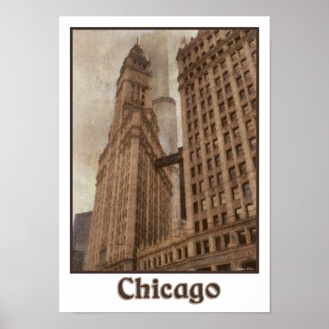 Downtown Chicago Poster (Front)