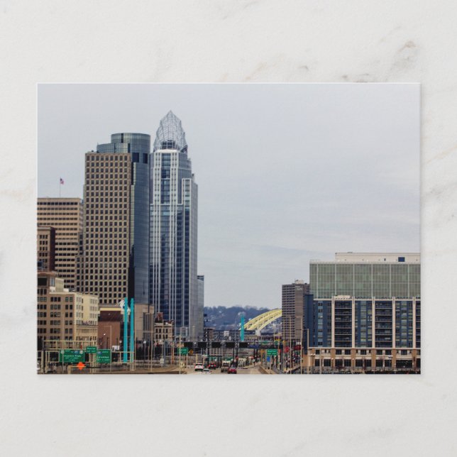 Downtown Cincinnati, Ohio Postcard (Front)
