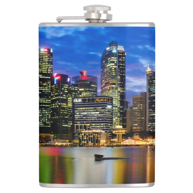 Downtown core hip flask (Front)