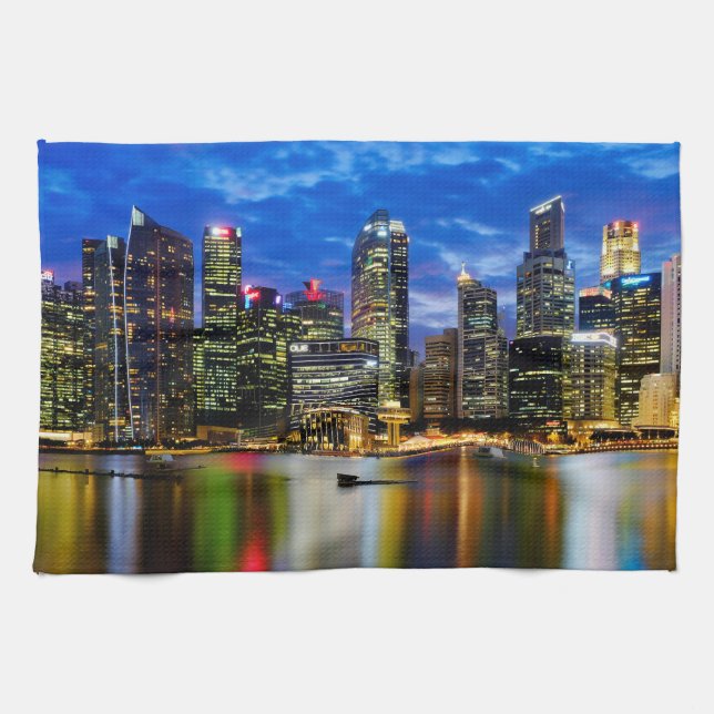 Downtown core kitchen towel (Horizontal)