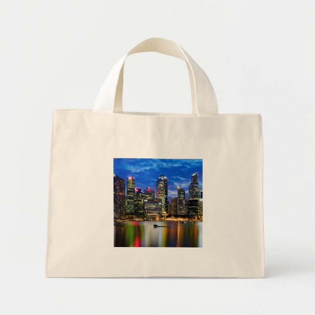 Downtown core mini tote bag (Front)