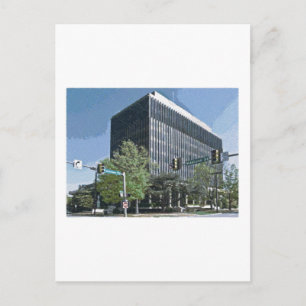Downtown Courthouse of Huntsville, Alabama Postcard