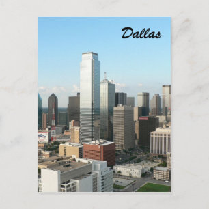 downtown dallas postcard