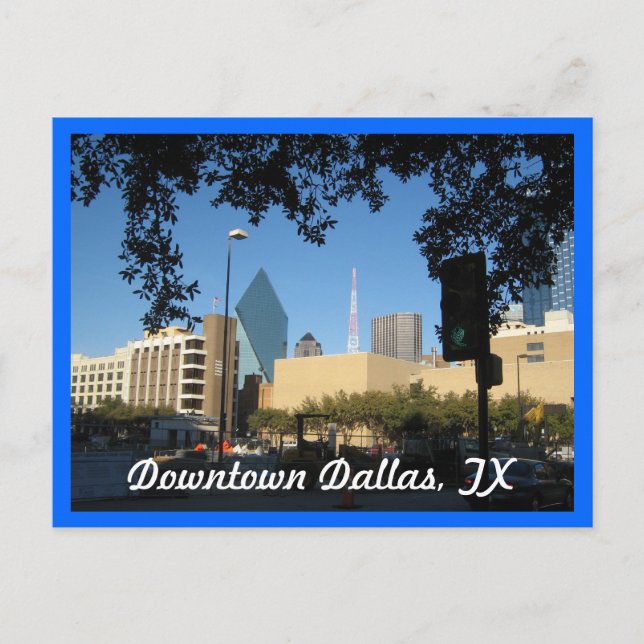 Downtown Dallas, TX Postcard (Front)