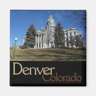 Downtown Denver, Colorado Capitol Building Magnet