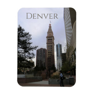 Downtown Denver Colorado D & F Tower  Magnet