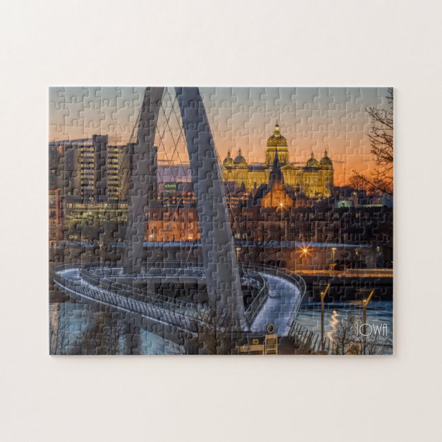 Downtown Des Moines, Iowa Jigsaw Puzzle (Horizontal)