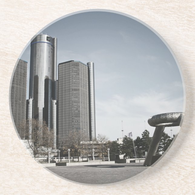 Downtown Detroit Coaster (Front)