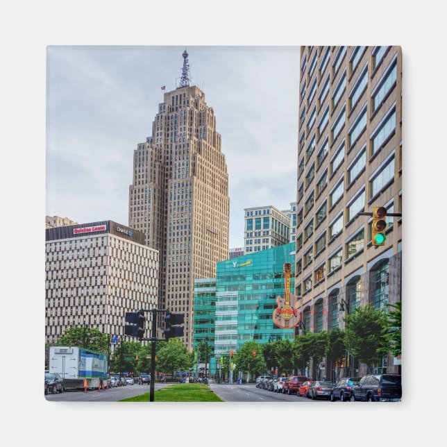 Downtown Detroit Magnet (Front)
