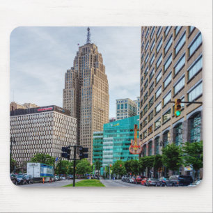 Downtown Detroit Mouse Pad