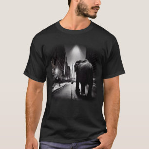Downtown Elephant Basic Dark T-Shirt 