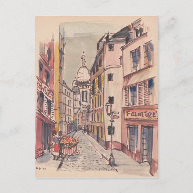 Downtown Europe Postcard (Front)