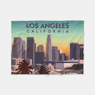 Downtown L.A. California Fleece Blanket